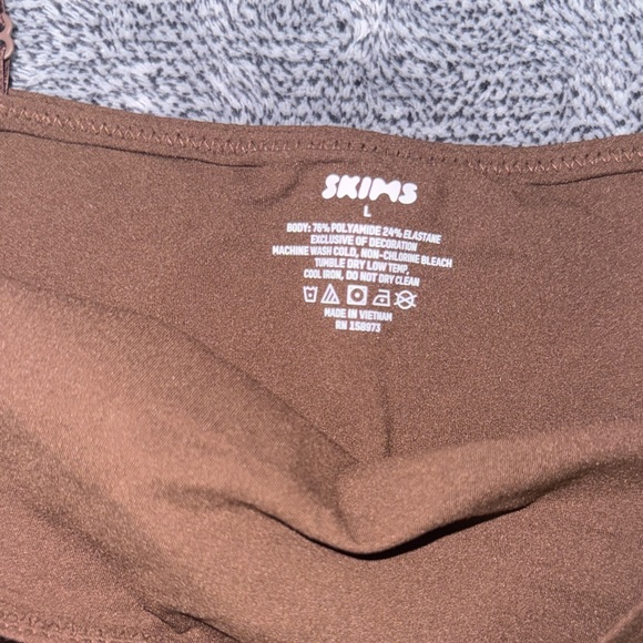 SKIMS fits everybody cami bodysuit cocoa large - Picture 3 of 6